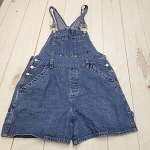 Vintage No boundaries short overalls shortalls denim jean utility